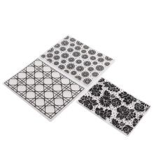 Embossingfolder voor kaarten maken met sjabloonpatroon, lente/zomer thema scrapbook decoratie, herbruikbare sjablonen, duurzaam PET-materiaal.