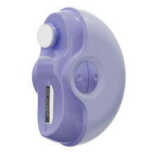 (Purple) 2 In 1 Rechargeable Electric Grinding Polishing Tool USB Rechargeable Safety Fingernail Trimmer for Daily Use