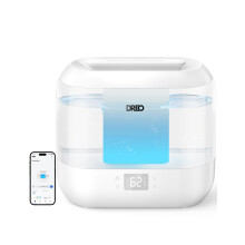 Dreo Smart Humidifier for Bedroom, 4L Cool Mist Humidifier for Home Baby, Humidity Sensor, Auto Mode, 32H Last, Oil Diffuser, 28dB Quiet Ultrasonic