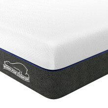 wowttrelax Single Memory Foam Mattress, 8 Inch with Soft Fabric, Skin-friendly Mattress, Breathable Cover, 2 Layer for More Supportive, Medium