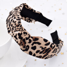 Leren haarband met vintage print, trendy en schattige haaraccessoires voor diverse gelegenheden, perfect cadeau voor vrouwen en meisjes die van