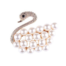 Broches de insetos com cristais para mulheres, broche de abelha com tema de insetos e detalhes em pérola e concha, broches de joias vintage com