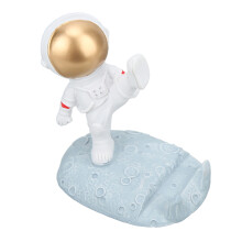 Astronauten-Schreibtischdeko: Tischaufsteller mit Astronautenfiguren, einzigartiger glänzender Oberfläche und stabilem Sockel. Vielseitig