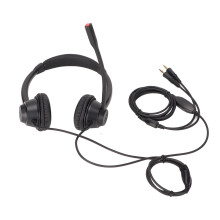 Adjustable Microphone Headset, Stereo Frequency Response Ensures High-Quality Audio, Hearing Protection, Easy To Use, Foldable Design For