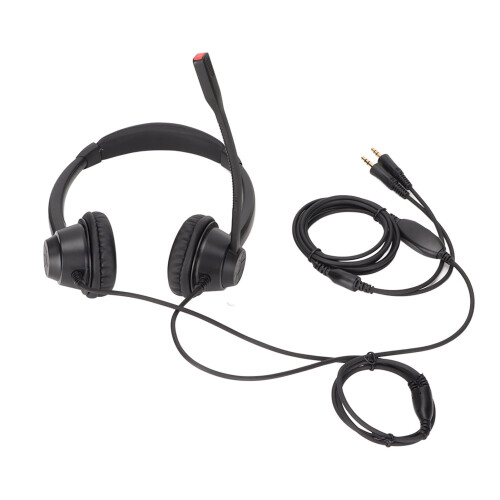 Adjustable Microphone Headset, Stereo Frequency Response Ensures High-Quality Audio, Hearing Protection, Easy To Use, Foldable Design For