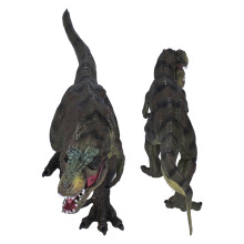 Lebensechtes grünes Dinosaurier-Modellspielzeug, detaillierte Plastifigur – 30 x 13 cm