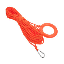 Heavyduty Floating Water Rescue Rope With Hook And Ring, WearResistant Swim Tether, Safety Belt For Lakes And Pool