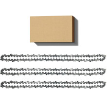3X Chainsaw Chain for 16 Inch (40cm) Bar 57 Drive Links, 3/8inch Pitch, 0.05inch Gauge, fits DOLMAR, Echo, Gardenline, Titan, Black & Decker and Other
