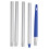 5Pcs Aluminum Pool Extension Pole – Adjustable, Sturdy, Blue 2