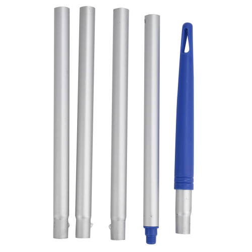 5Pcs Aluminum Pool Extension Pole – Adjustable, Sturdy, Blue 1