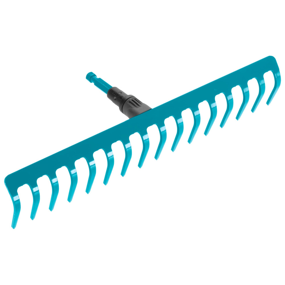 New Gardena Combisystem Rake: Width Rake With 16 Tines Ideal Garden Accessories For Raking, Weed Removal And For Working The Soil, Working Width 41 3179-U