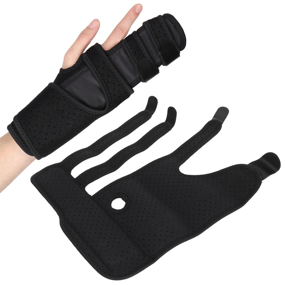 Trigger Finger Splint Hand Brace | Left Hand Support, Fits 35x26cm