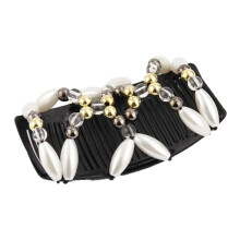 Pettini magici per capelli, pettini elastici con perline, doppio pettine elastico, clip per chignon, accessori per capelli per donne e ragazze,