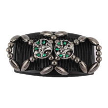 Magische Haarkämme, dehnbare Perlenhaarkämme, elastische Doppelkammclips, Haarknoten-Accessoires für Frauen und Mädchen,