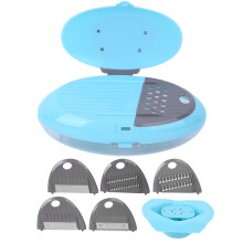 Vegetable Slicers Onion Chopper Stainless Steel Blade Draining Basket Blade Storage Device Vegetable Dicer Multifunctional Food Chopper for Home