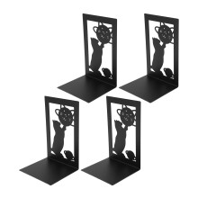 Fermalibri decorativi con design ad albero, fermalibri moderni per scaffali, fermalibri in metallo per libri pesanti, supporto per scaffali, fermi