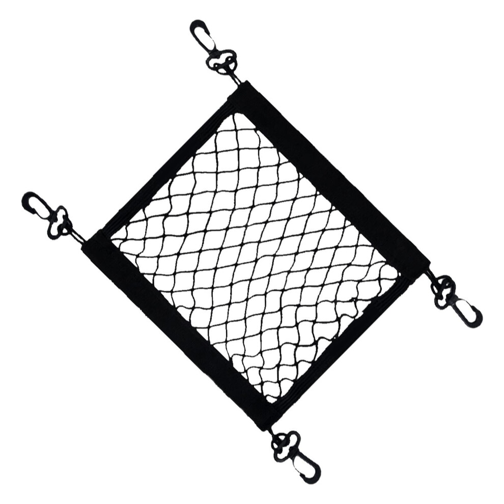 Luggage Net For Motorcycles Elastic Bungee Net With 4 Adjustable Hooks Thickened Motorcycle Net For Load Storage 9187378549285