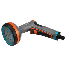 Gardena Comfort Multi Sprayer: Garden Sprayer for Watering and Cleaning, Five Spray Patterns, Lock, infinitely Adjustable Regulation, Frost/UV