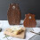 Wooden Board Cutting Board Cute Bear-shaped Bread Tray Black Walnut Kitchen Board,brown 2