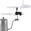 Pour Over Kettle With Flow Control Valve For Enhanced Flavor Extraction Black 2
