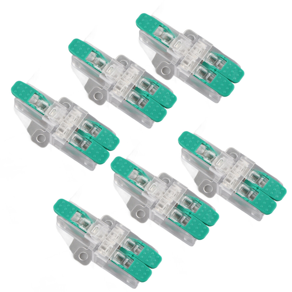Wire Splice Connectors 20Pcs 1 In 2 Out Lever 41A 450V For 0.5Â6Mmâ² Wire 3141377238102