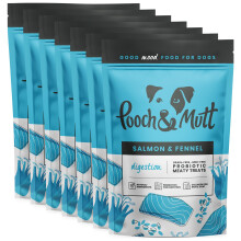 Pooch & Mutt - Meaty Dog Treats (Grain Free), Health & Digestion, Pack of 7x120g