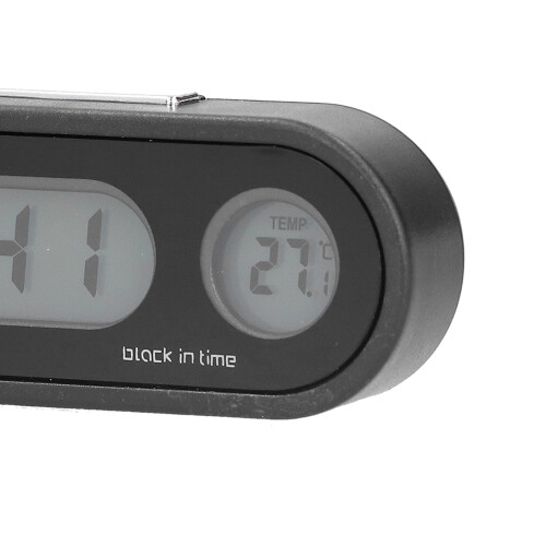 Digital Car Thermometer Night Light with Backlight Clock for Car Office Home 2
