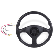 Volante de Corrida de 36 cm, Volante de 14 Polegadas, Volante Esportivo Universal Deep Corn Drifting