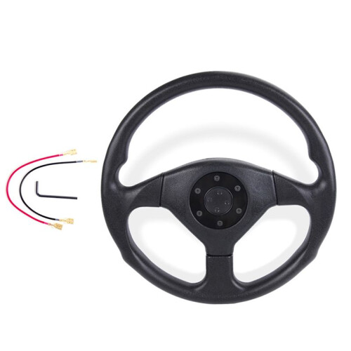 Volante de Corrida de 36 cm, Volante de 14 Polegadas, Volante Esportivo Universal Deep Corn Drifting