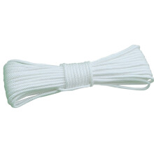 Gevlochten waslijnkoord, weerbestendig-Wit 10 meter