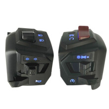 Motorcycle Universal 22mm Handlebar Assy 12V Night Light LED for NS200 Modofied Handlebar