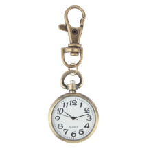 Digital Hanging Clip for Nurses, Clip On Pocket Watch with Large Display and 24 Hour Indication, Portable Badge Watch with Mirror Glass and Waterproof