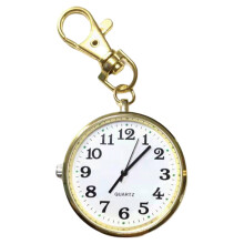 Digital Hanging Clip for Nurses, Clip On Pocket Watch with Large Display and 24 Hour Indication, Portable Badge Watch with Mirror Glass and Waterproof