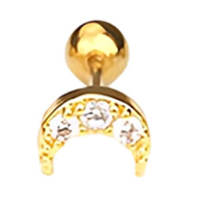 Minimalist Stud Earrings for Cartilage Piercing, Screw Back Design Secure Fit Elegant Design Flat Back Earrings for Women Men, Hypoallergenic Material