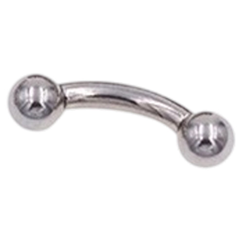 Καμπύλη μπάρα για εφαρμογές piercing προσώπου, καμπύλη μπάρα από ανοξείδωτο ατσάλι