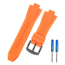 Kompatibelt med Michael Kors Band silikonklockarmband, högkvalitativt gummiklockarmband med lätt design, vattentätt gummiklockarmband