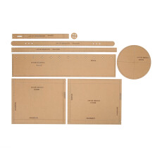 Premium acryl materiaal, patroonsjabloon voor leer, transparant acryl voor handtassen, schoudertassen en nauwkeurig snijden, aanbevolen voor
