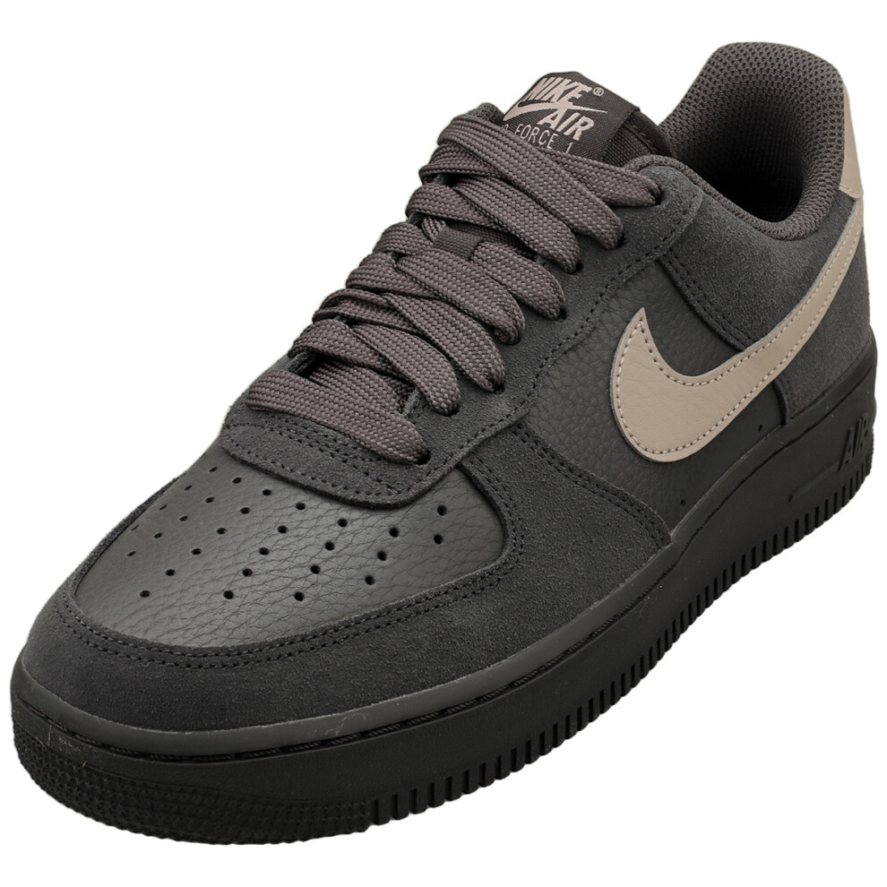 Nike (10.5) Air Force 1 Lo Womens Fashion Trainers In Ash