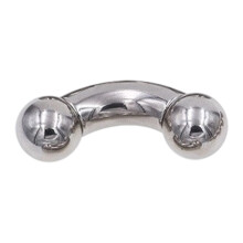 Internally Threaded Piercing Studs, Monster Screwball Rings 316L Surgical Steel Curved Barbell Jewelry for Eyebrows Lips Ears, Surgical Grade Stainles