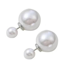 Pendientes de perlas atemporales para mujer, realzan la belleza natural, duraderos y cómodos con un diseño moderno y versátil, de calidad elegante