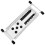 Repose-pieds de guitare pliable compact, base en-Blanc 1