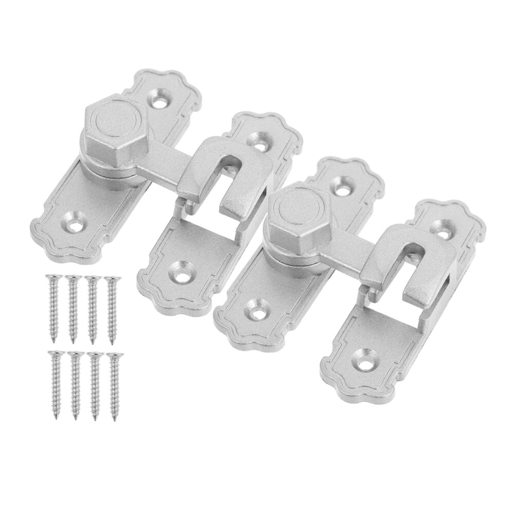 2Pcs Heavy Duty Barn Door Latch Sliding Door Lock Hardware With Secure Quiet Operation For Privacy 9382693507143