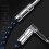 3M Noise Reduction Guitar Cable Black Blue Copper Core 220cm 9