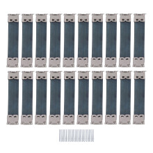 Cerniere per borse, telaio flessibile interno, clip a molla, ganci, chiusure a scatto in metallo per lavori fai da te, robuste e durevoli, apertura e
