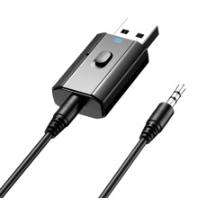 Compact Audio Solution, Bluetooth Adapter for Dual-Mode Functionality & Clear Sound Quality, Equipped with AUX Cable for Hassle-Free Connectivity