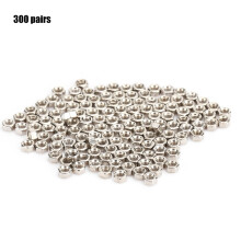 Stainless Steel 304 Fasteners for Eyewear Repair, Anti-Rust Hex Screw Nuts with Smooth Surface, Hex Nuts Featuring Coarse Thread and Hexagonal Design