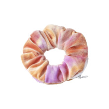 Elásticos de cabelo estilosos em veludo, conjunto de elásticos de cabelo da moda com bolso oculto com zíper para pequenos objetos como dinheiro,