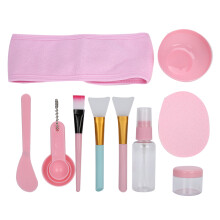 Facial Mask Beauty Tool Kit, Silicone Facial Bowl & Multi Function, Soft Bristle Brush & Easy To Clean Mixing Tools For Your Personalized