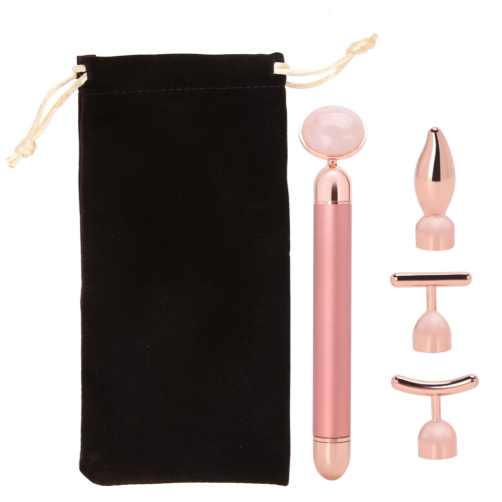 Shape Face Massager Electric Facial Lifting Tool 3D Roller Facial Massager Waterproof Skincare Device High Frequency Vibrations Promote Blood