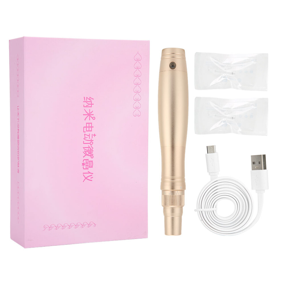 Dermabrasion Roller Skincare Tool, Microneedling Pen With 5 Modes For Wrinkle Reduction, Painless Skin Repair At Home, Easy To Use Facial Device With